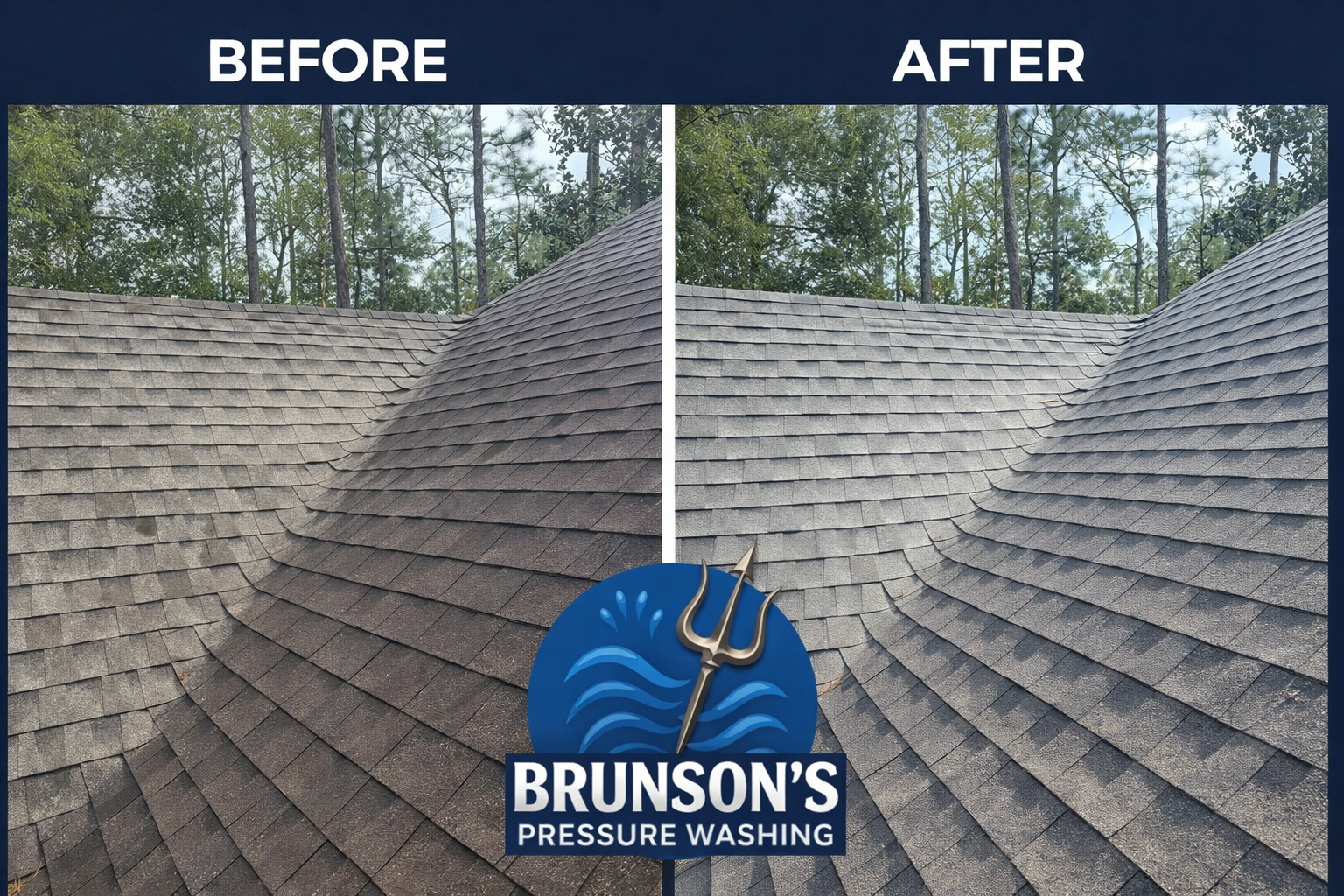 Before and after cleaning project 6